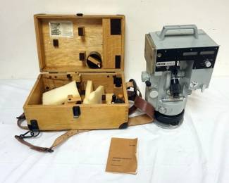 1130	THEODOLIT ZEISS, APPROXIMATELY 15 IN X 10 IN X 8 IN

