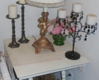 TABLE LAMP CANDLESTICKS