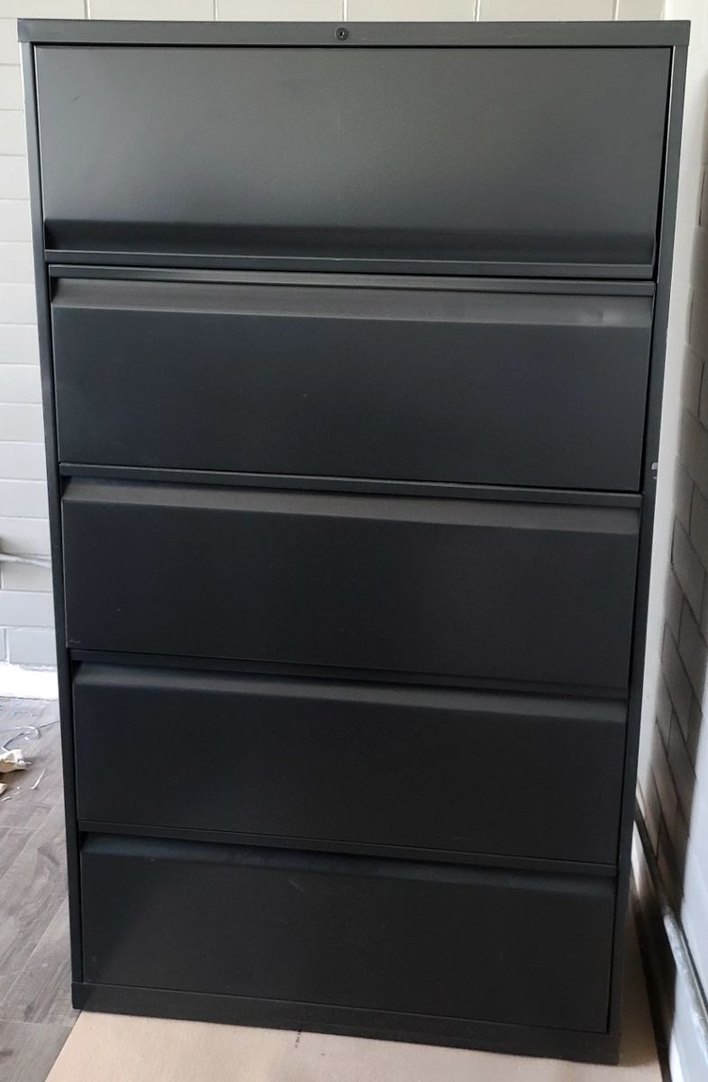 07 FIVE DRAWER LATERAL FILE CABINET