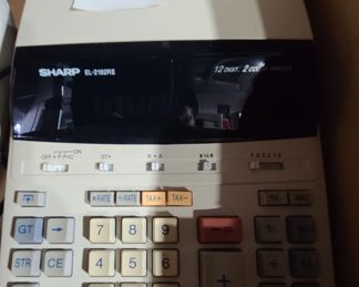 51. Sharp Calculator -- $30