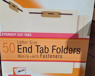 57. End Tab Folders -- $15