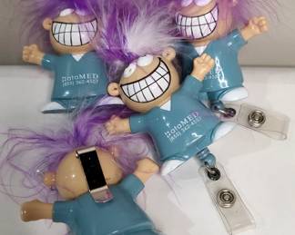 65. $40/all -- Lot of Retractable Badge Holders (count 41) have a company logo