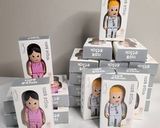 66. $40/all -- Lot of USB Drive Nurse and Doctor figures (count 24) have a company logo
