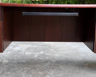 70. Credenza with Keyboard Tray. Sold with 8 ft Boat-shape table.