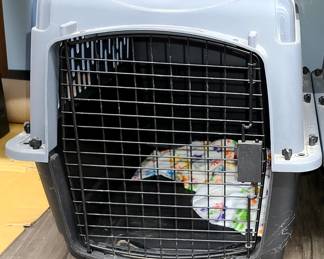 74. Pet Crate. Blanket not included. -- $35