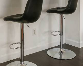 80. $10/all -- Two Bar Chairs, show signs of wear and tear