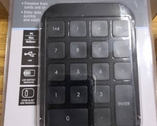 123. $20 -- Wireless Numeric Keypad. Brand New Package