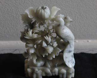 Vintage hand carved soapstone 