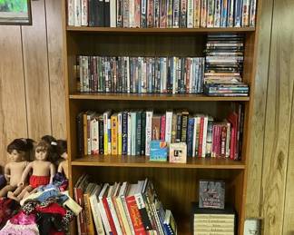 DVDs, CDs, books