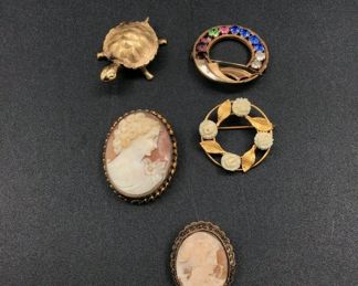Lot Of Gold Filled Vintage Brooches. $75 for all or $20 each