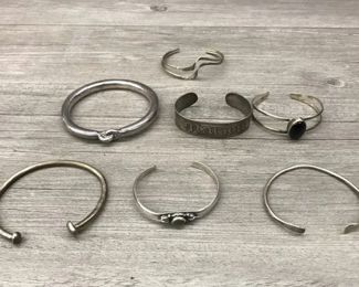 925 Sterling Silver lot of Braclets