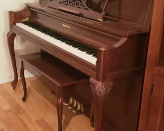 Beautiful Baldwin "limited edition" upright piano. In good condition, last tuned  in 2016. We have the least expensive price on the internet....and will take offers! Will require a moving company