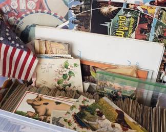 Vintage postcards, booklets etc