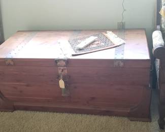 "double" cedar trunk. 