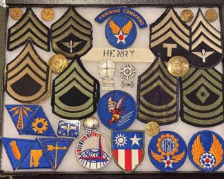 WW2 USAAF Transport, Technician Other Patches Medals