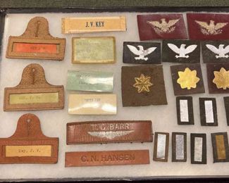 JV Key, TG Barr CN Hansen Military Ephemera