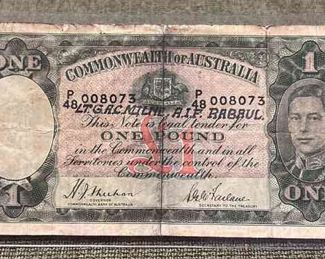 Short Snorter AIF Rabaul