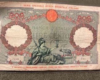 ItalyE Africa WW2 Currency