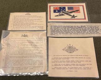 Escape Evasion Paperwork Australia New Guinea