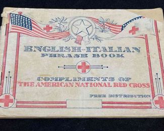 Red Cross EnglishItalian Phrase Book