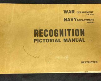 War Department recognition pictorial manual