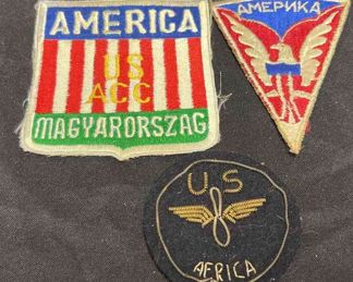 WW2 US Army Patch Hungary, US Africa Russia
