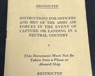 AAF Instruction Manual In the Event Of Capture