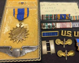 Capt Walter H Kassack WW2 Medals