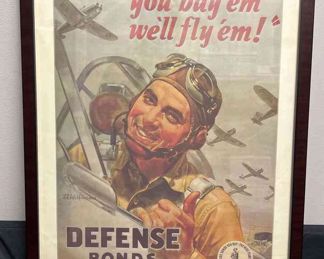 Military Book Club Poster You Buy em We Fly em