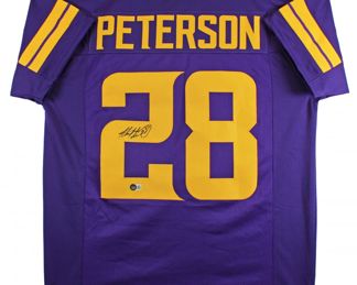 Justin Jefferson Signed Minnesota Vikings Pro Style Purple Jersey; JSA Authenticated
Justin Jefferson Signed Minnesota Vikings Riddell SpeedFlex Mini Helmet; Beckett Authenticated
Alexander Mattison Signed Minnesota Vikings Riddell SpeedFlex Mini Helmet; Minnesota Vikings COA
Justin Jefferson Signed Minnesota Vikings Pro Style Purple Jersey; JSA Authenticated
RARE EXCLUSIVE!! Randy Moss Signed Custom Hydro Dipped "Straight Cash Homie" Authentic Full-Sized Riddell SpeedFlex Helmet #2/3 - Custom EVERYTHING!
Cris Carter Signed Minnesota Vikings Pro Style Jersey (Schwartz)
Cris Carter Signed Full-Sized NFL Football; Schwartz Authenticated
Cris Carter Signed Vikings Flash Alternate Speed Mini Helmet; Schwartz Authenticated
Adrian Peterson Signed Custom Hydro Dipped Inscribed "28" Authentic Full-Sized Schutt F7 Helmet with Visor & Details; Beckett Authenticated
Adrian Peterson Signed Full-Sized NFL Football; Beckett Authenticated
Adrian Peterson Signed Limited Edition Minnesota Vikings Pro S