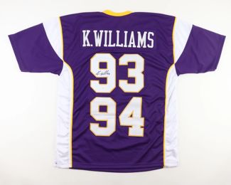 Justin Jefferson Signed Minnesota Vikings Pro Style Purple Jersey; JSA Authenticated
Justin Jefferson Signed Minnesota Vikings Riddell SpeedFlex Mini Helmet; Beckett Authenticated
Alexander Mattison Signed Minnesota Vikings Riddell SpeedFlex Mini Helmet; Minnesota Vikings COA
Justin Jefferson Signed Minnesota Vikings Pro Style Purple Jersey; JSA Authenticated
RARE EXCLUSIVE!! Randy Moss Signed Custom Hydro Dipped "Straight Cash Homie" Authentic Full-Sized Riddell SpeedFlex Helmet #2/3 - Custom EVERYTHING!
Cris Carter Signed Minnesota Vikings Pro Style Jersey (Schwartz)
Cris Carter Signed Full-Sized NFL Football; Schwartz Authenticated
Cris Carter Signed Vikings Flash Alternate Speed Mini Helmet; Schwartz Authenticated
Adrian Peterson Signed Custom Hydro Dipped Inscribed "28" Authentic Full-Sized Schutt F7 Helmet with Visor & Details; Beckett Authenticated
Adrian Peterson Signed Full-Sized NFL Football; Beckett Authenticated
Adrian Peterson Signed Limited Edition Minnesota Vikings Pro S