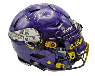 Alexander Mattison Signed Minnesota Vikings Mini Helmet