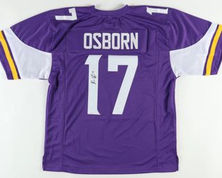 Justin Jefferson Signed Minnesota Vikings Pro Style Purple Jersey; JSA Authenticated
Justin Jefferson Signed Minnesota Vikings Riddell SpeedFlex Mini Helmet; Beckett Authenticated
Alexander Mattison Signed Minnesota Vikings Riddell SpeedFlex Mini Helmet; Minnesota Vikings COA
Justin Jefferson Signed Minnesota Vikings Pro Style Purple Jersey; JSA Authenticated
RARE EXCLUSIVE!! Randy Moss Signed Custom Hydro Dipped "Straight Cash Homie" Authentic Full-Sized Riddell SpeedFlex Helmet #2/3 - Custom EVERYTHING!
Cris Carter Signed Minnesota Vikings Pro Style Jersey (Schwartz)
Cris Carter Signed Full-Sized NFL Football; Schwartz Authenticated
Cris Carter Signed Vikings Flash Alternate Speed Mini Helmet; Schwartz Authenticated
Adrian Peterson Signed Custom Hydro Dipped Inscribed "28" Authentic Full-Sized Schutt F7 Helmet with Visor & Details; Beckett Authenticated
Adrian Peterson Signed Full-Sized NFL Football; Beckett Authenticated
Adrian Peterson Signed Limited Edition Minnesota Vikings Pro S