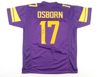 Justin Jefferson Signed Minnesota Vikings Pro Style Purple Jersey; JSA Authenticated
Justin Jefferson Signed Minnesota Vikings Riddell SpeedFlex Mini Helmet; Beckett Authenticated
Alexander Mattison Signed Minnesota Vikings Riddell SpeedFlex Mini Helmet; Minnesota Vikings COA
Justin Jefferson Signed Minnesota Vikings Pro Style Purple Jersey; JSA Authenticated
RARE EXCLUSIVE!! Randy Moss Signed Custom Hydro Dipped "Straight Cash Homie" Authentic Full-Sized Riddell SpeedFlex Helmet #2/3 - Custom EVERYTHING!
Cris Carter Signed Minnesota Vikings Pro Style Jersey (Schwartz)
Cris Carter Signed Full-Sized NFL Football; Schwartz Authenticated
Cris Carter Signed Vikings Flash Alternate Speed Mini Helmet; Schwartz Authenticated
Adrian Peterson Signed Custom Hydro Dipped Inscribed "28" Authentic Full-Sized Schutt F7 Helmet with Visor & Details; Beckett Authenticated
Adrian Peterson Signed Full-Sized NFL Football; Beckett Authenticated
Adrian Peterson Signed Limited Edition Minnesota Vikings Pro S