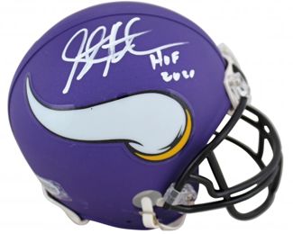 Justin Jefferson Signed Minnesota Vikings Pro Style Purple Jersey; JSA Authenticated
Justin Jefferson Signed Minnesota Vikings Riddell SpeedFlex Mini Helmet; Beckett Authenticated
Alexander Mattison Signed Minnesota Vikings Riddell SpeedFlex Mini Helmet; Minnesota Vikings COA
Justin Jefferson Signed Minnesota Vikings Pro Style Purple Jersey; JSA Authenticated
RARE EXCLUSIVE!! Randy Moss Signed Custom Hydro Dipped "Straight Cash Homie" Authentic Full-Sized Riddell SpeedFlex Helmet #2/3 - Custom EVERYTHING!
Cris Carter Signed Minnesota Vikings Pro Style Jersey (Schwartz)
Cris Carter Signed Full-Sized NFL Football; Schwartz Authenticated
Cris Carter Signed Vikings Flash Alternate Speed Mini Helmet; Schwartz Authenticated
Adrian Peterson Signed Custom Hydro Dipped Inscribed "28" Authentic Full-Sized Schutt F7 Helmet with Visor & Details; Beckett Authenticated
Adrian Peterson Signed Full-Sized NFL Football; Beckett Authenticated
Adrian Peterson Signed Limited Edition Minnesota Vikings Pro S
