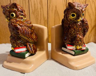 Owl bookends 