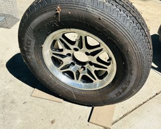 Camper spare tire