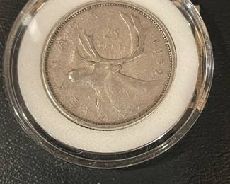 1950 Canadian quarter
