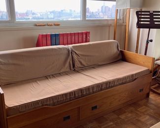 Storage trundle bed made in Denmark