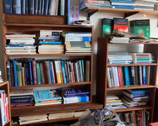 Enormous amout of books from vintage mysteries's to math and science. 