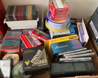 Lots of unused office supplies