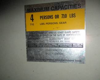 Alumacraft Canoe (Mod. QT-17CL)