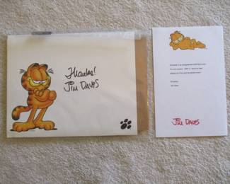 Jim Davis Autograph
