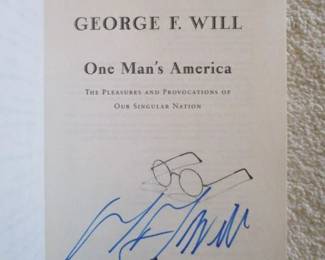 Autographed Book By George Will