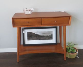 Wet Elm Console Table. 