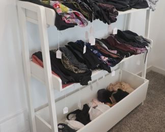 Work out leggings mostly Athleta and Lulumon