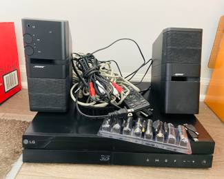 LG video player with BOSE speaker($20)
