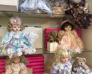 Marie Osmond and Lloyd Middleton dolls