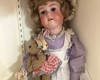 antique Fulper doll