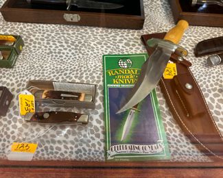 vintage knives including Randall Made